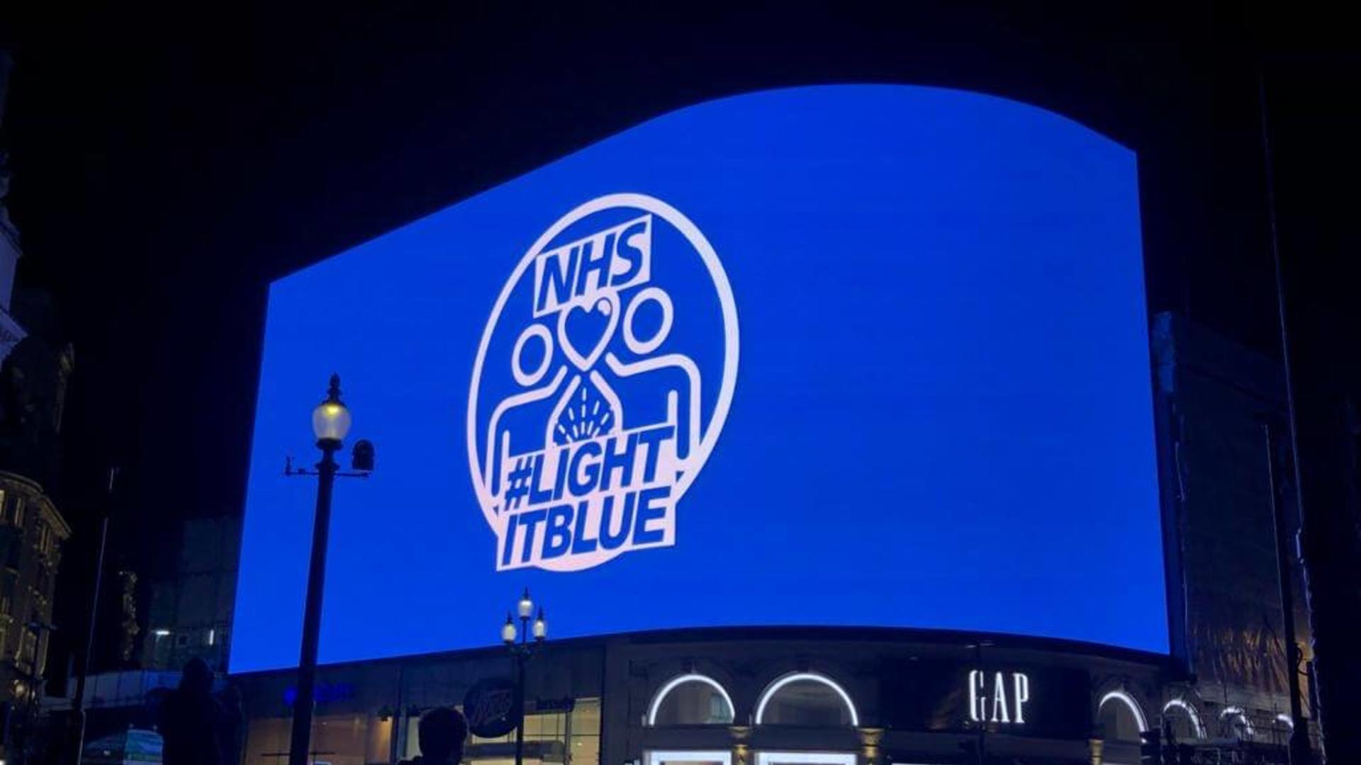 NHS #LightItBlue