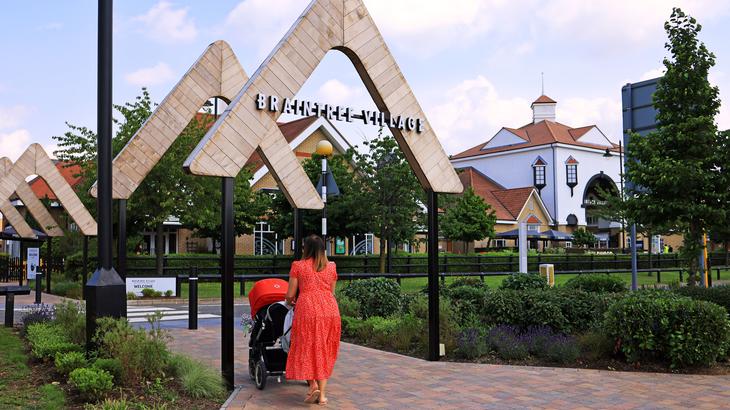 Braintree Village shopper