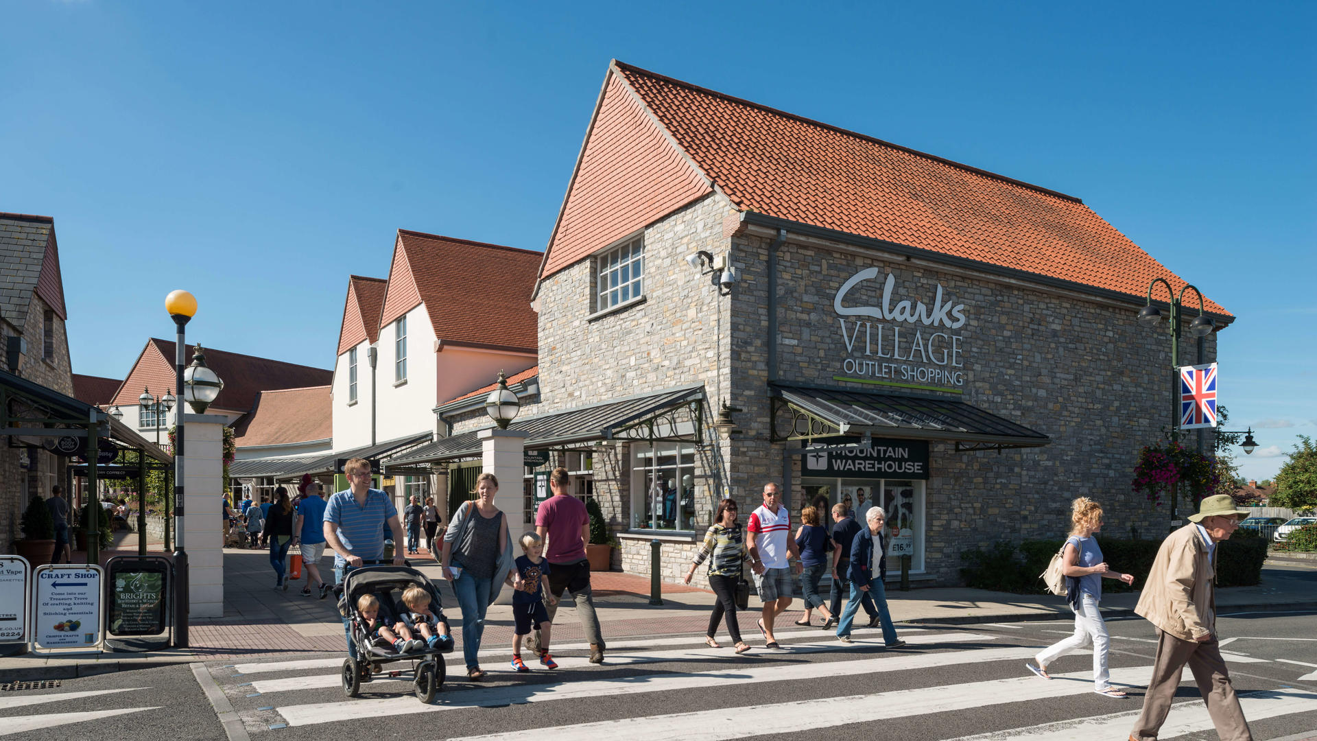 clarks village shopping centre