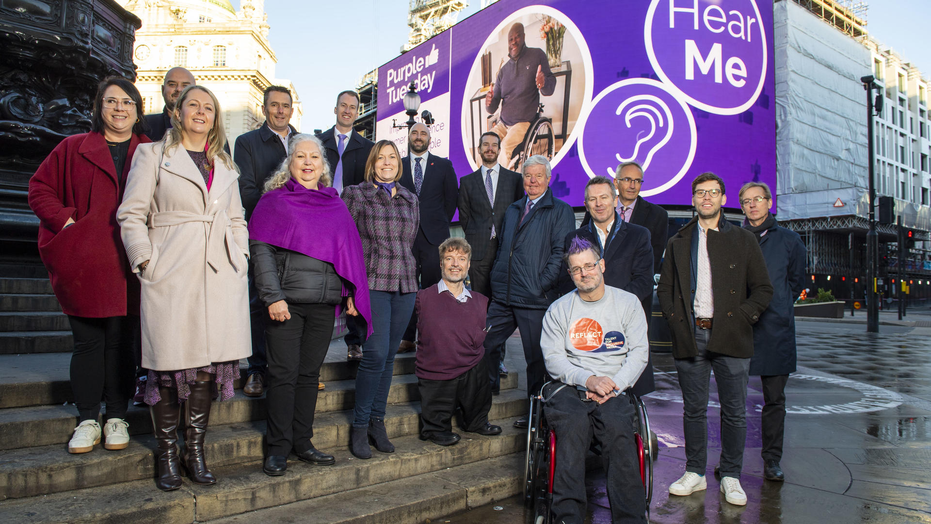 Purple Tuesday Piccadilly Lights