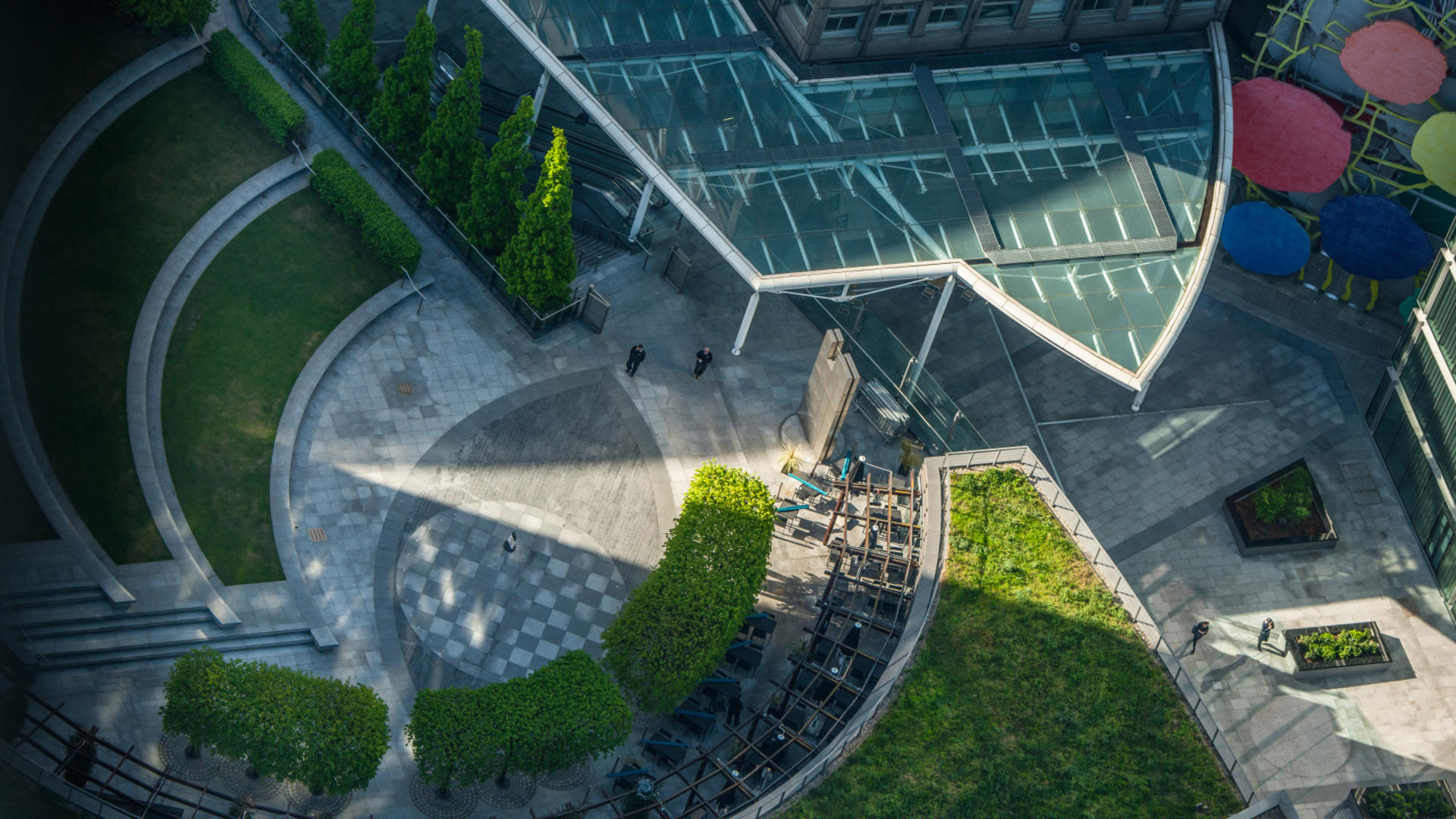 The roof terrace at Cardinal Place Cardinal Place, SW1