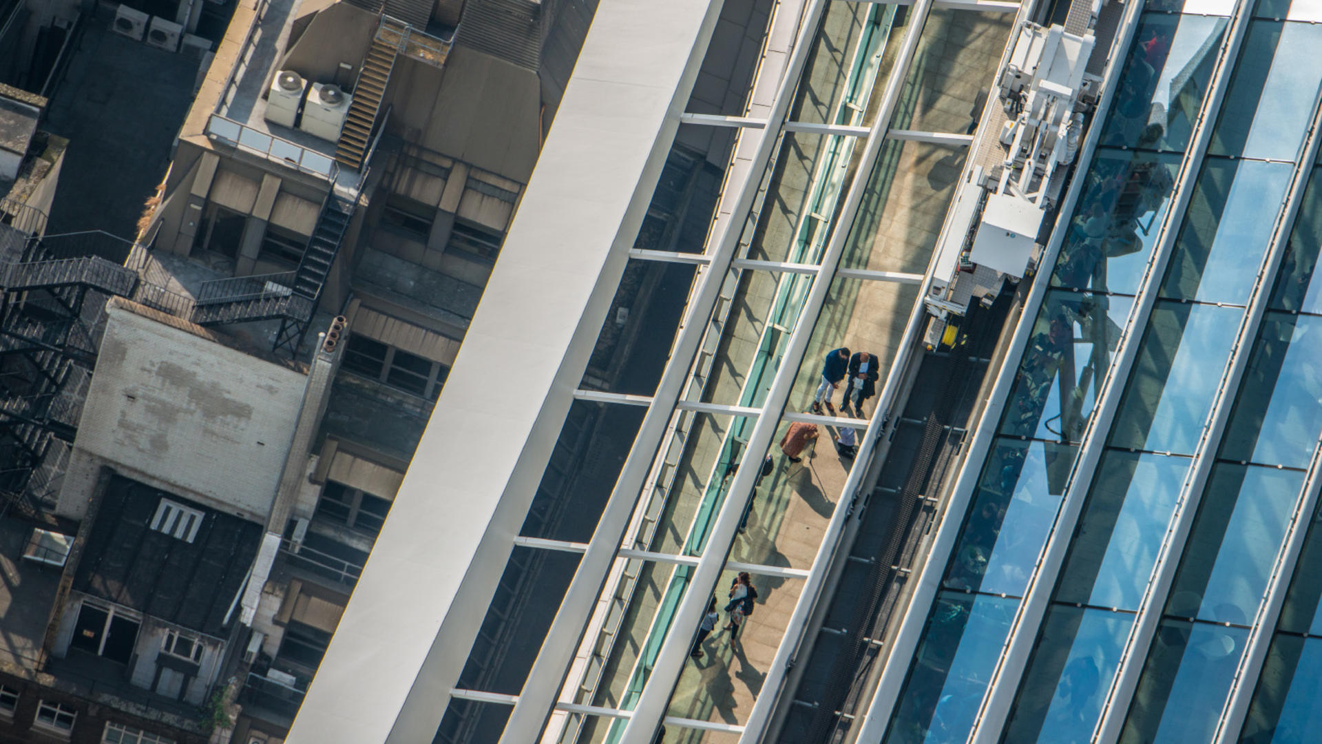 Sky Garden visitors enjoy the terrace 20 Fenchurch Street, EC3