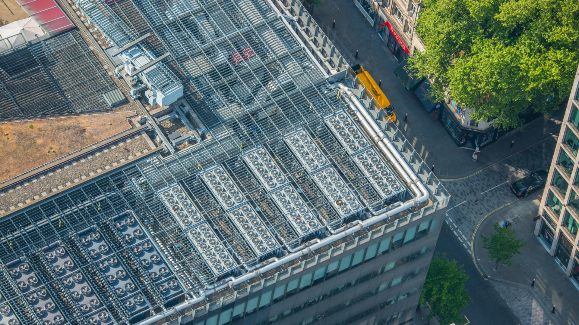Aerial view of One New Change One New Change