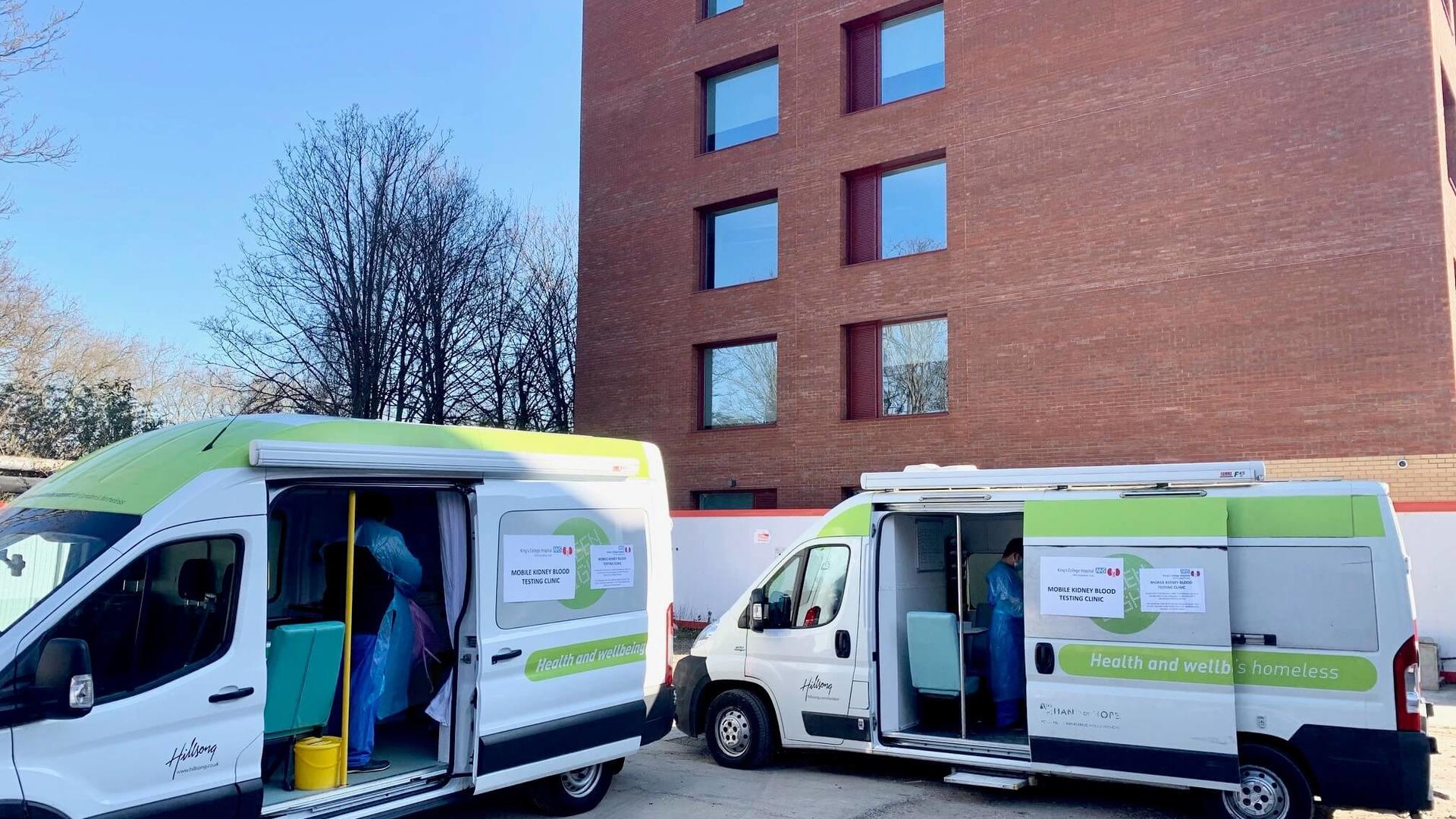 Mobile blood banks,Lewisham.