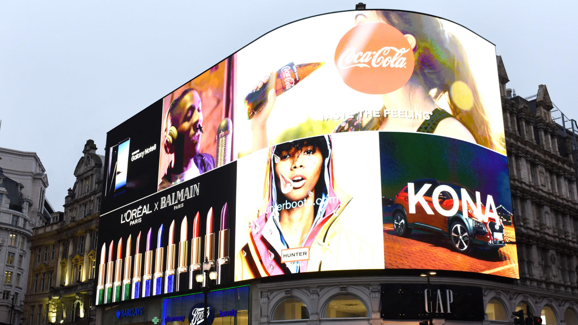 We turned back on the world-famous Piccadilly Lights on 24 October 2017 Piccadilly Lights