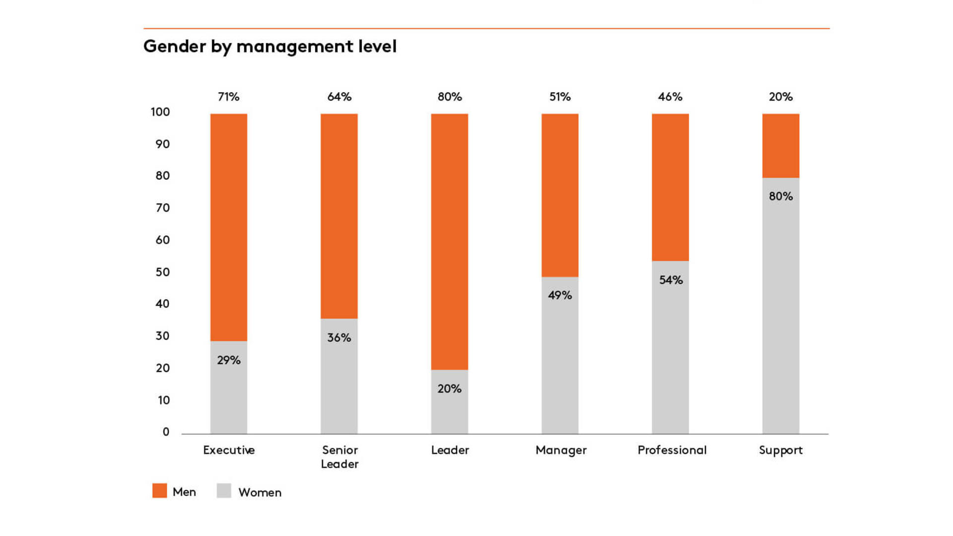 Our diversity profile Diversity Chart 2