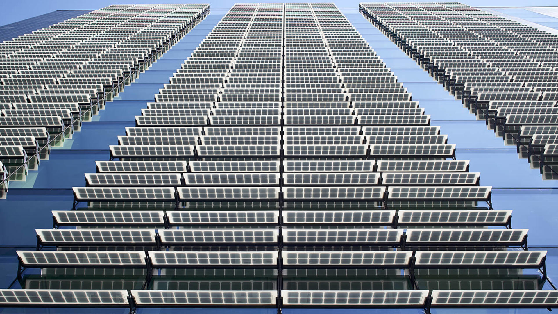 Solar louvres at 20 Eastbourne Terrace