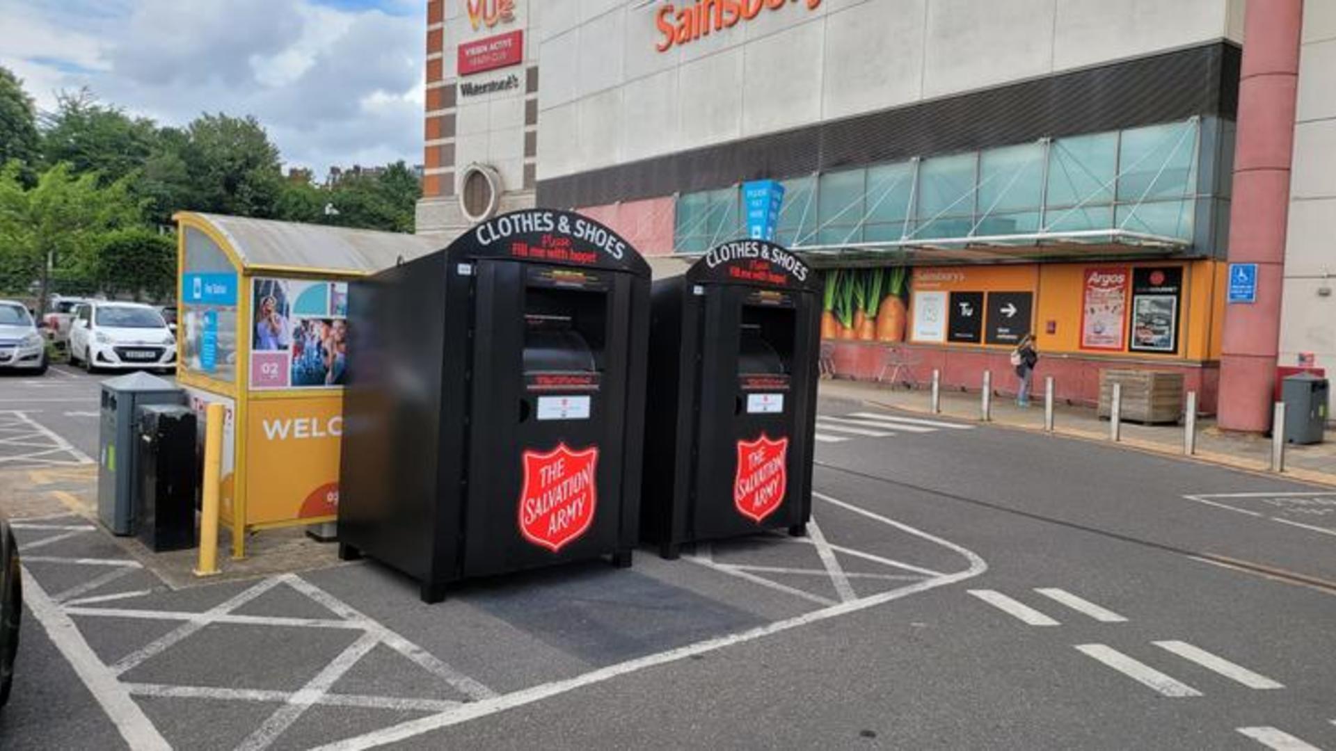 In 2023 we launched a partnership with The Salvation Army, bringing new clothing donation banks to three of our retail destinations
